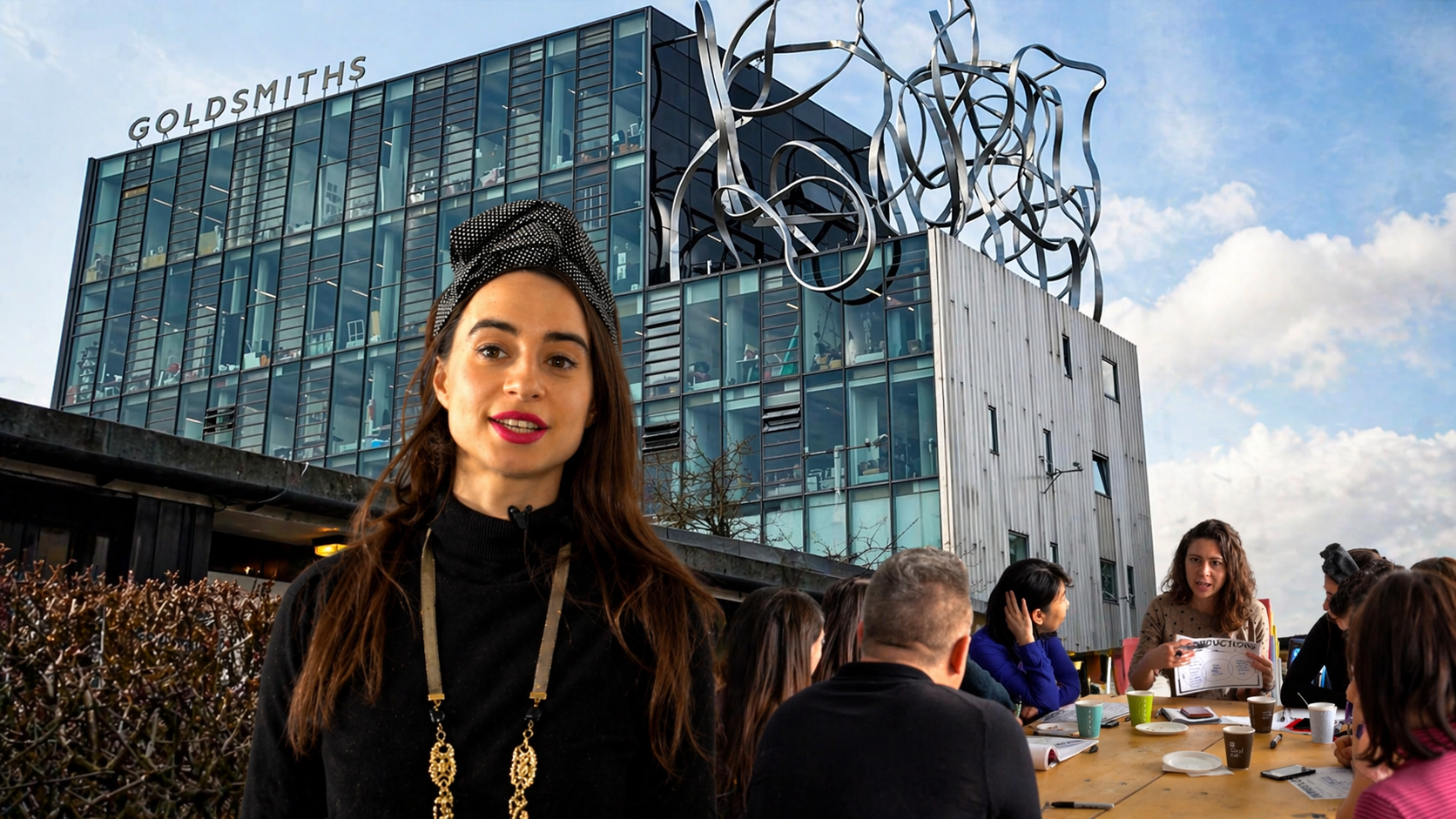 Goldsmiths University promotional film still